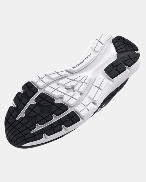 Boys' Grade School UA Surge 3 Slip Running Shoes in Black image number 4